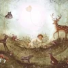 Bijdehansje Postkaart Baby Dream
