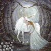 Bijdehansje Postkaart Stardust Unicorn
