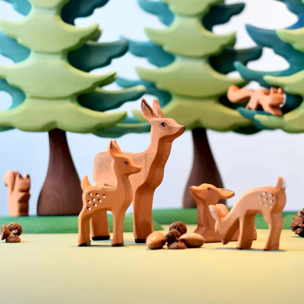 bumbu toys Bosdieren Herten set 5-delig