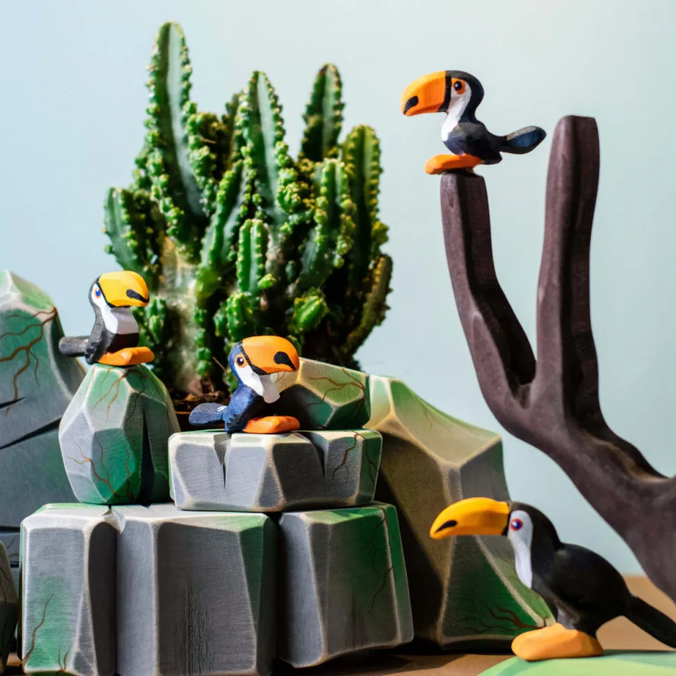 bumbu toys Toekan Familie set 3-delig