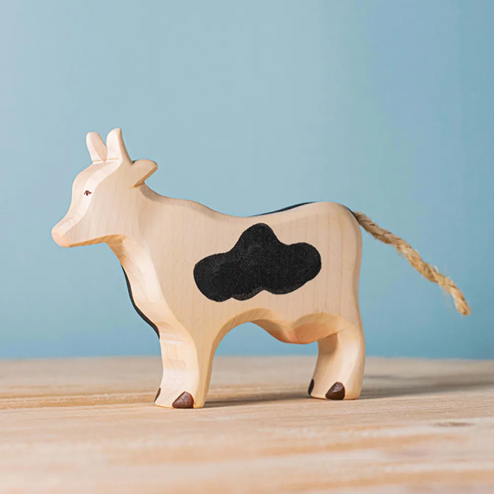 BumbuToys Zwartbont Koe Staand