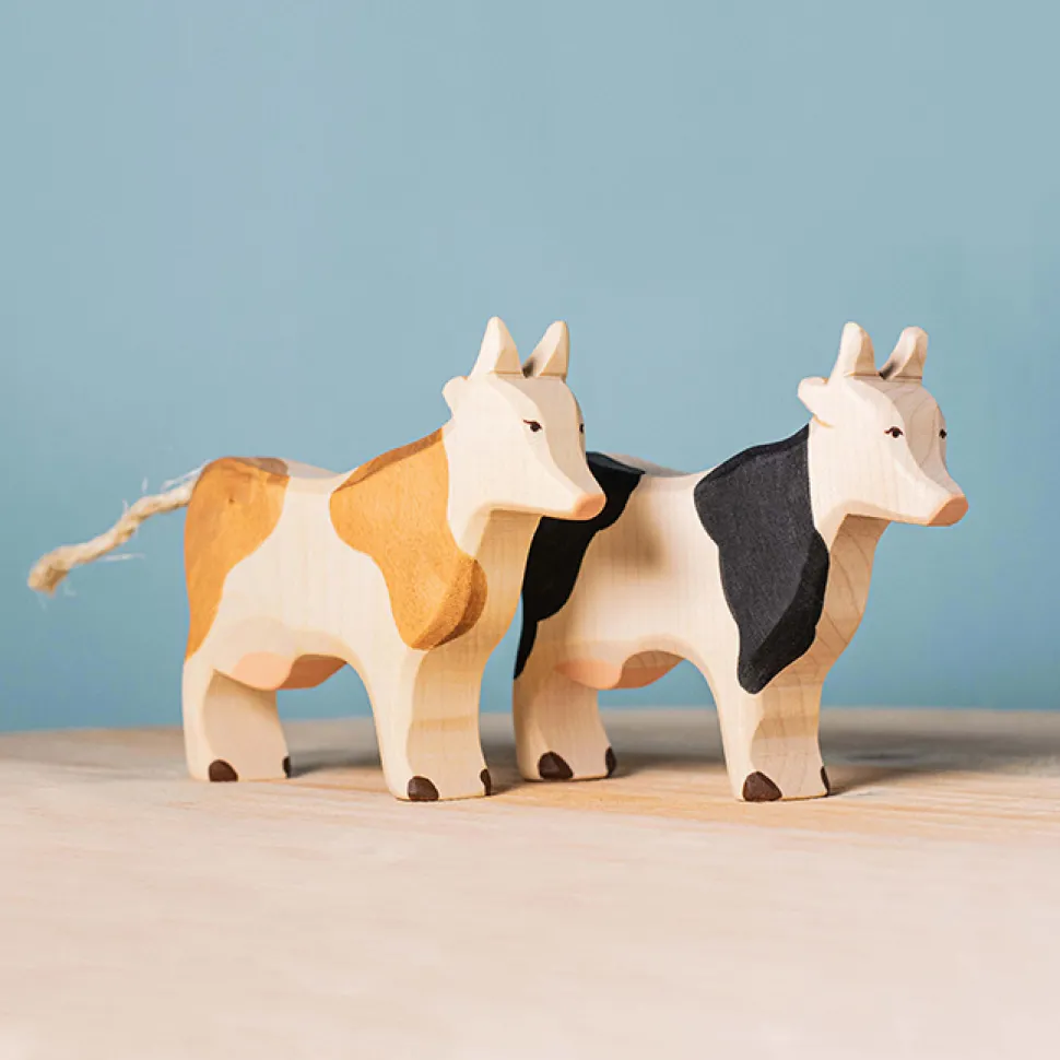 BumbuToys Zwartbont Koe Staand