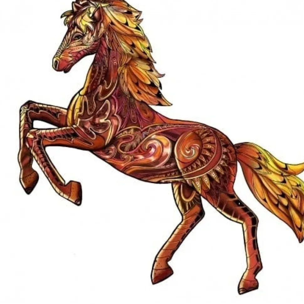 Eureka Rainbo Houten Puzzel Wild Paard 103pcs