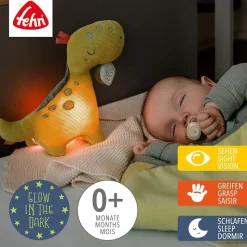Fehn Knuffel Nachtlampje Dino