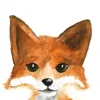 Fritsy Postkaart Vos