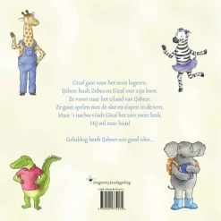 Giraf gaat logeren