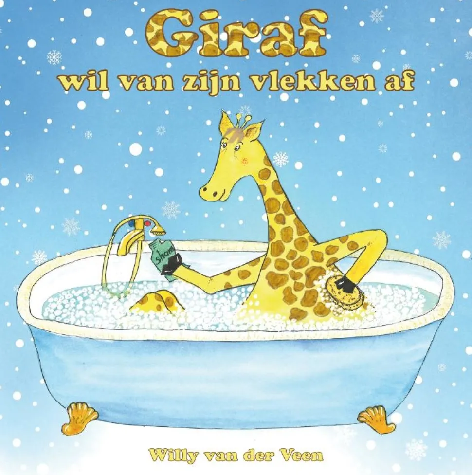 Giraf wil van zijn vlekken af