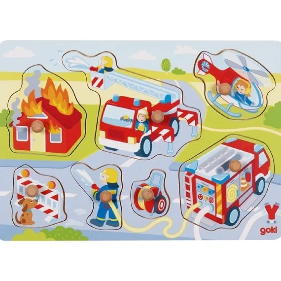 GOKI Knoppuzzel Brandweer 7-pcs