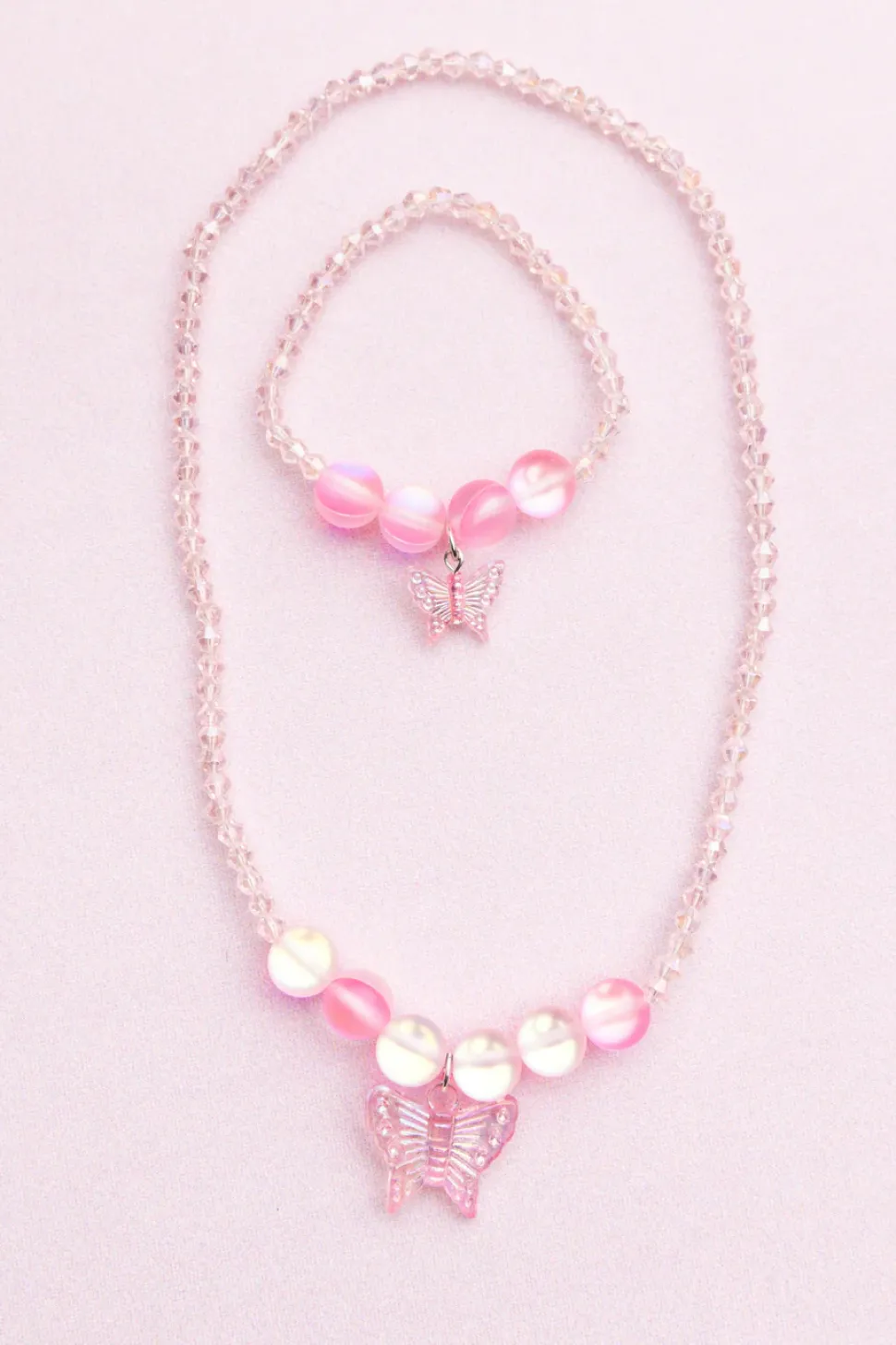 Great Pretenders Boutique Holo Pink Crystal Armband