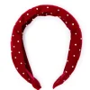 Great Pretenders Sparkle Red Velvet Hoofdband