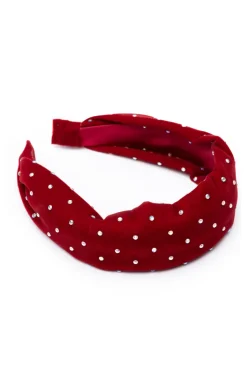 Great Pretenders Sparkle Red Velvet Hoofdband