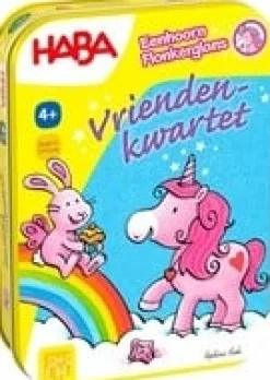 Haba Eenhoorn Flonkerglans Vriendenkwartet