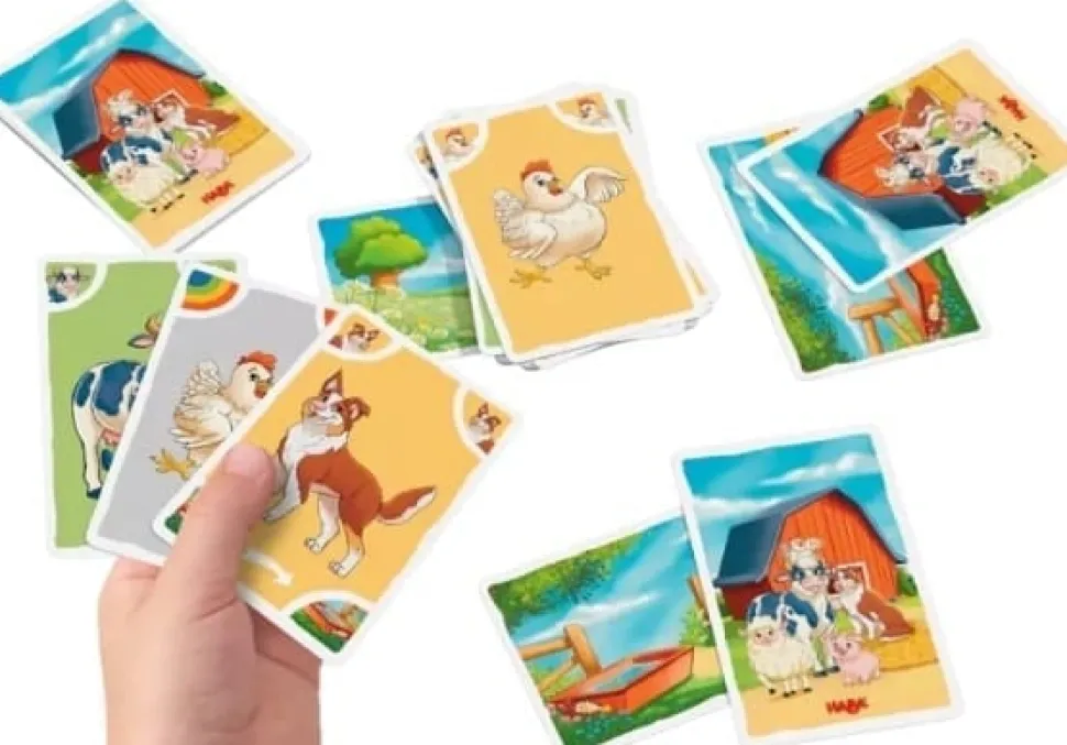 Haba Kaartspel - Mau Mau Junior - Boerderij (Nederlands)