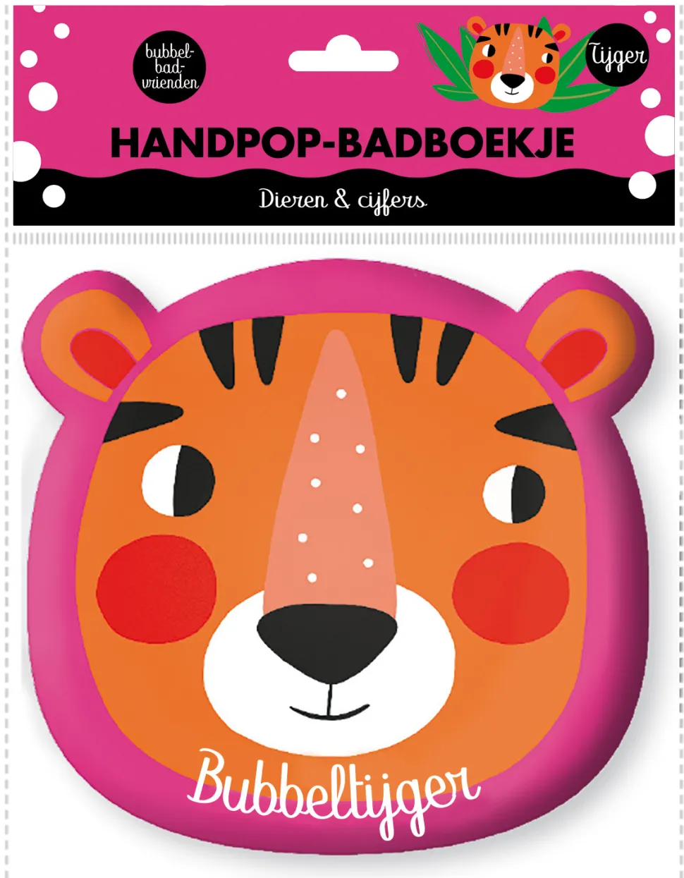 Handpop badboekje Tijger