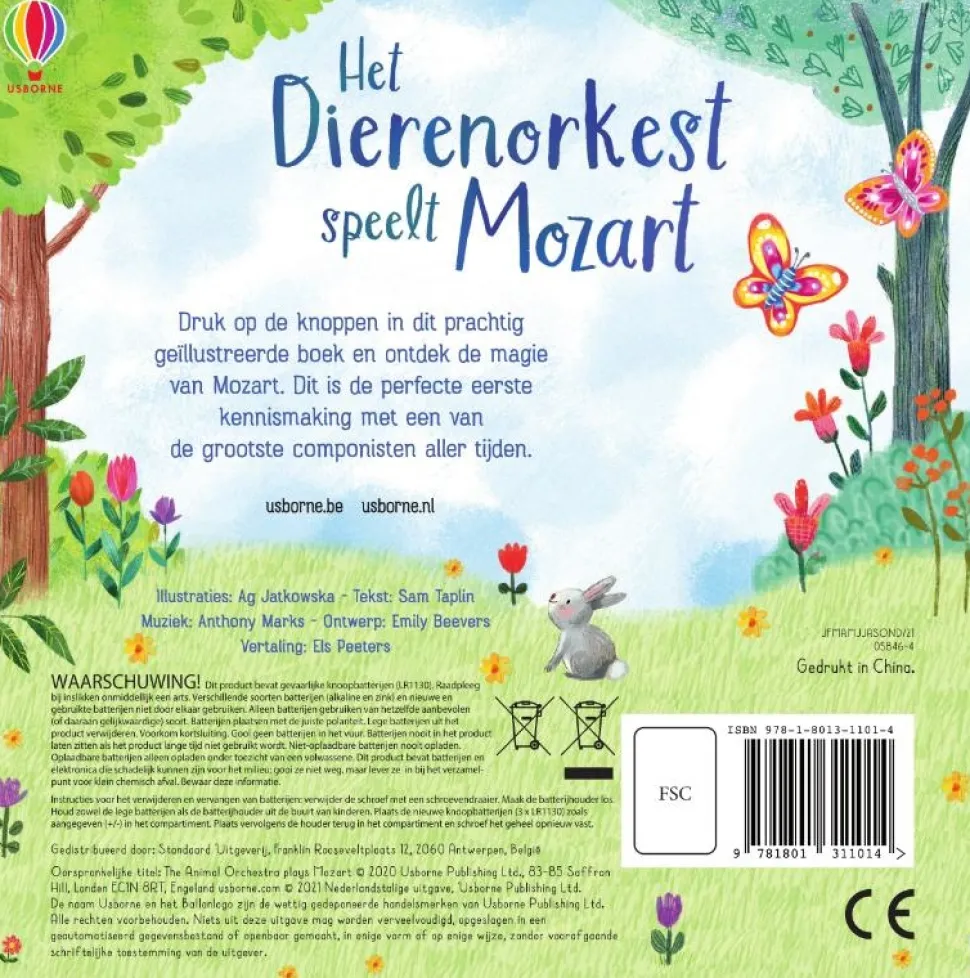 Het dierenorkest speelt Mozart
