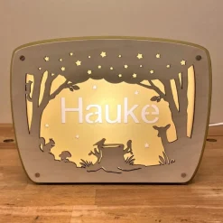 Het Houtlokael Naamlamp Bosdieren Hout