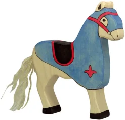Holztiger Paard Toernooipaard Blauw 80249