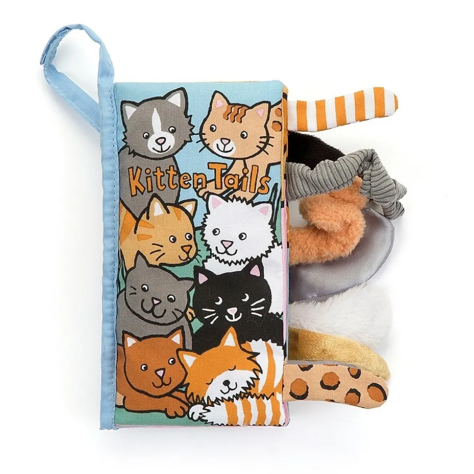 Jellycat Knisperboek Staartenboek Kitten Tails