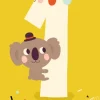 Kaart met Envelop 1 Koala