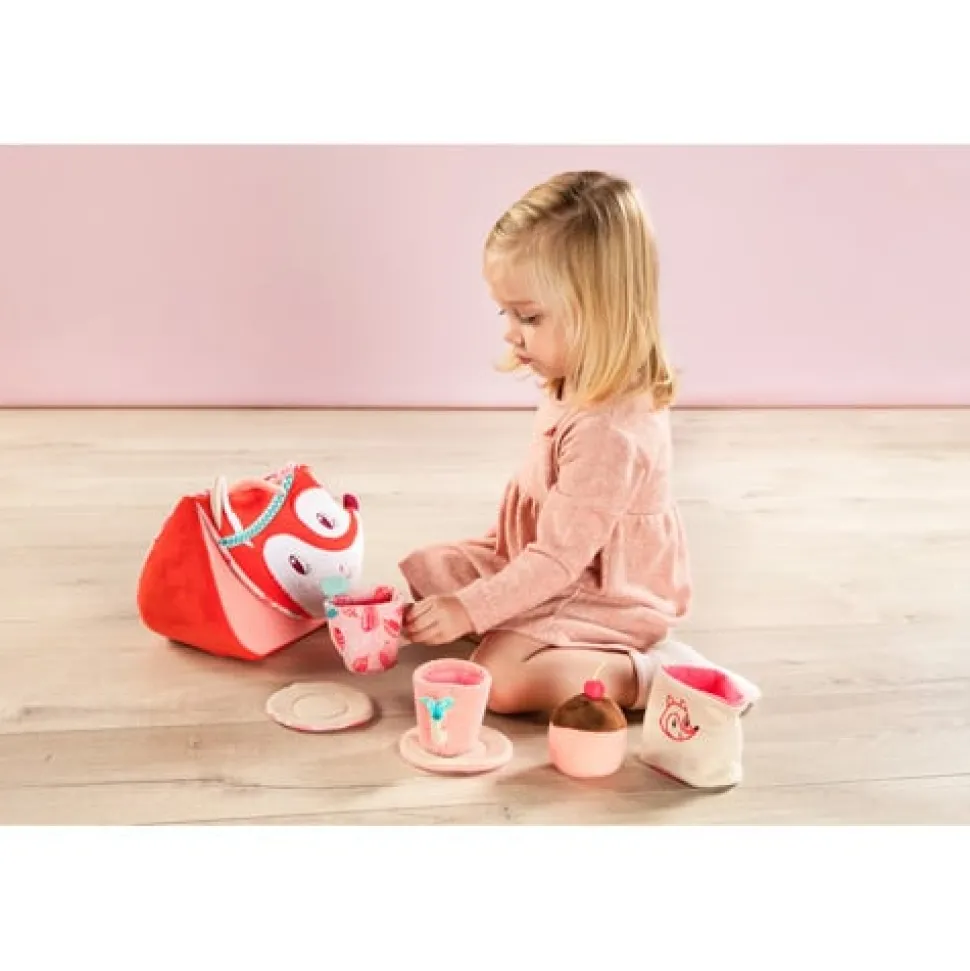 Lilliputiens Theeservies Alice Vieruurtjesset