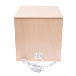 Limundo Kubuslamp Pinguïn Beuken Hout