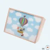 Limundo Wandlamp Rechthoekig Luchtballon Beuken Hout