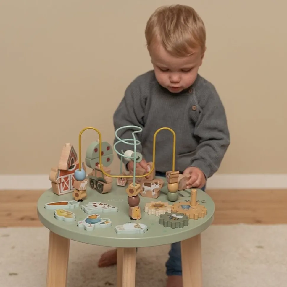 Little Dutch Activiteiten Tafel Little Farm Hout