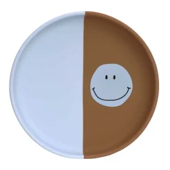 Lässig Kinderbord Siliconen Happy Rascals Smile Sky Blue