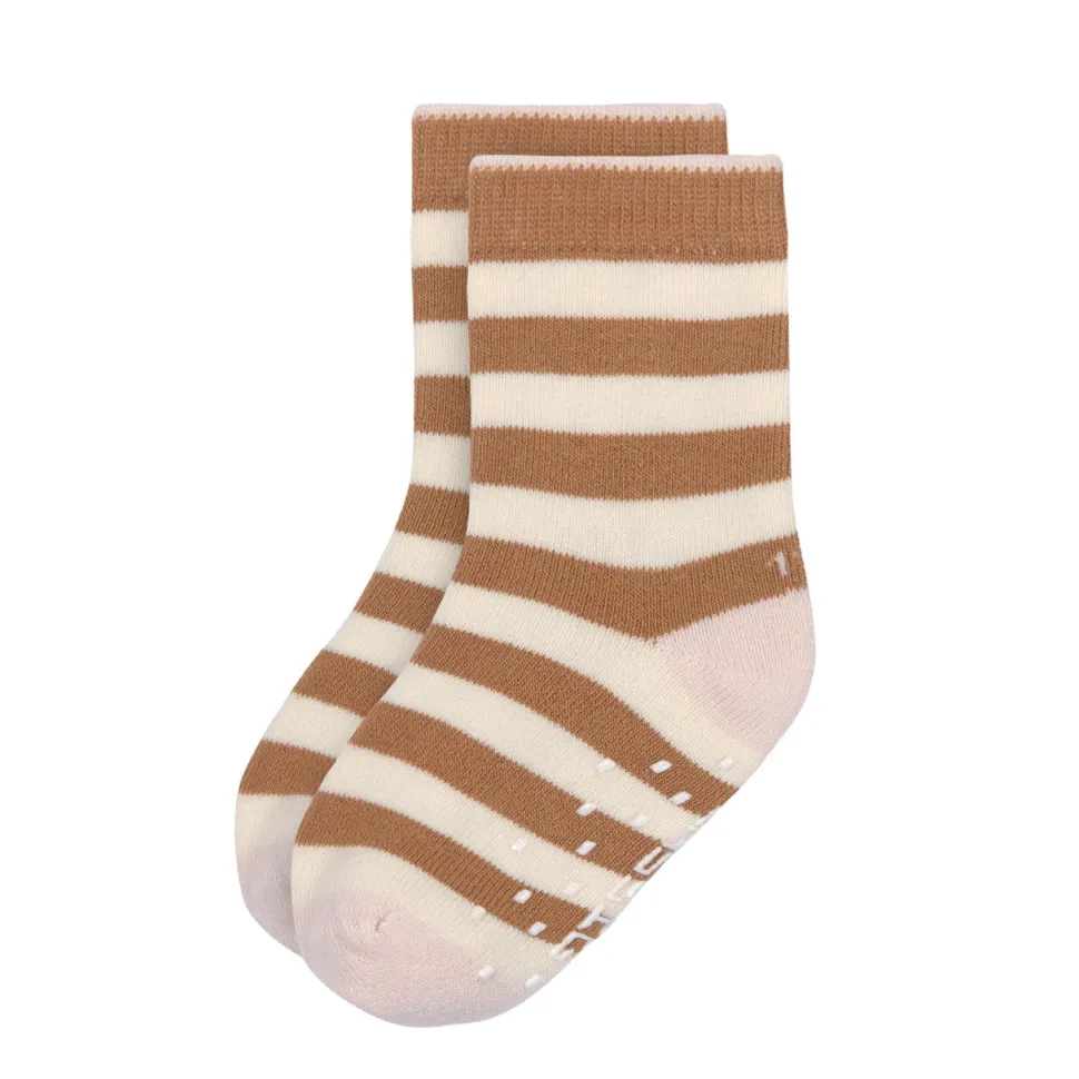 Lässig Kindersokjes V-Master Anti-Slip Powder Pink Caramel Set 2-delig