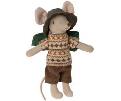 Maileg Knuffelmuis Hiker Big Brother 13cm