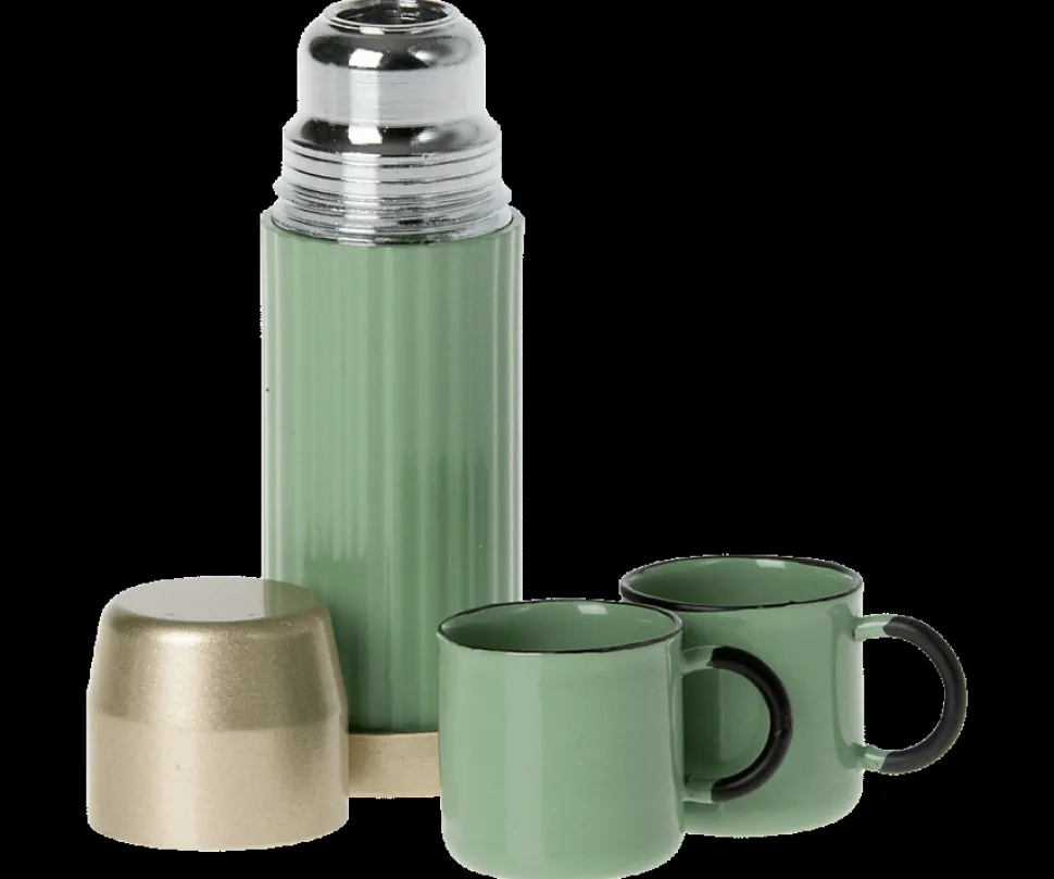 Maileg Thermosfles met 2 Mokken Mint