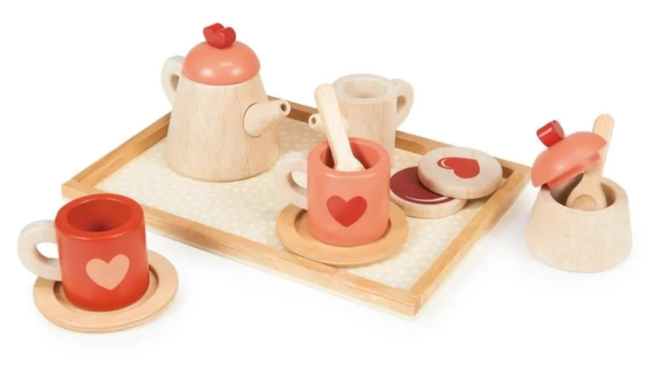 Mentari Theeset met Dienblad Hout