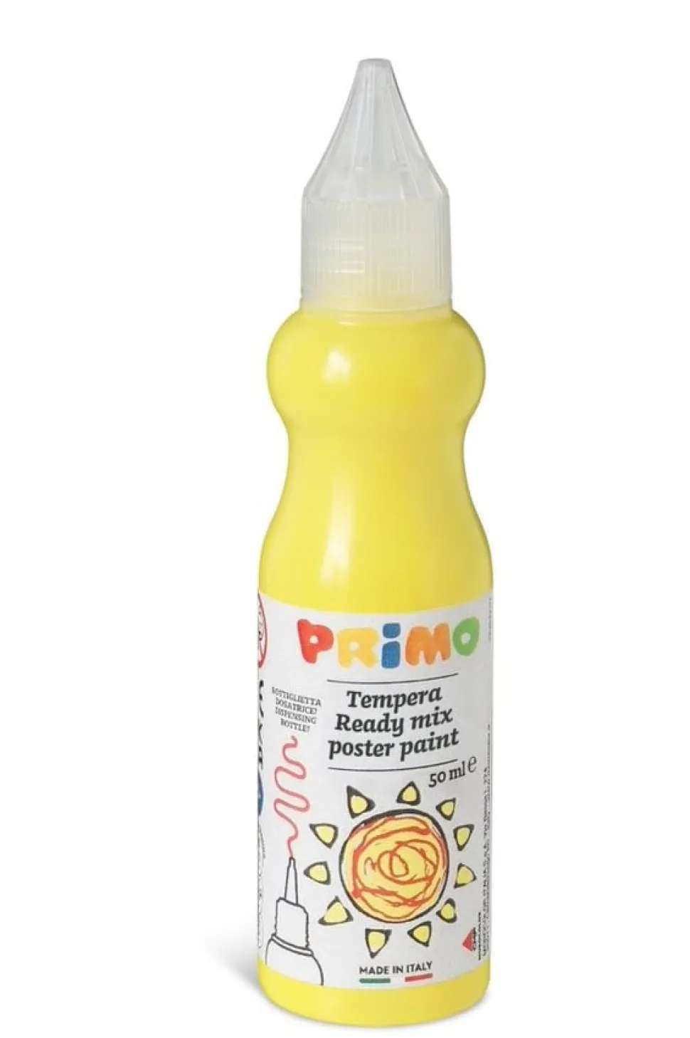 Primo Plakkaatverf in Spuitflesje Geel 50ml