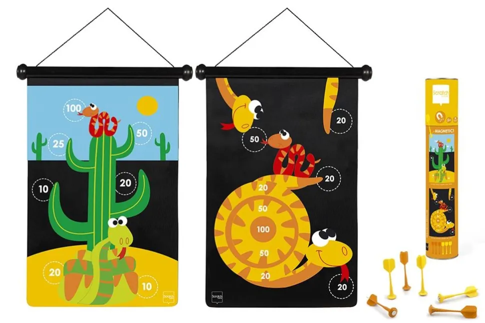 Scratch Magnetisch Dart Spel Slangen