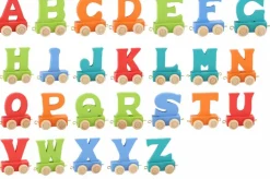 Small Foot Lettertrein Letters Gekleurd Hout