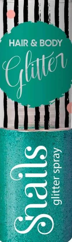 Snails Body Glitter Spray Turkoois