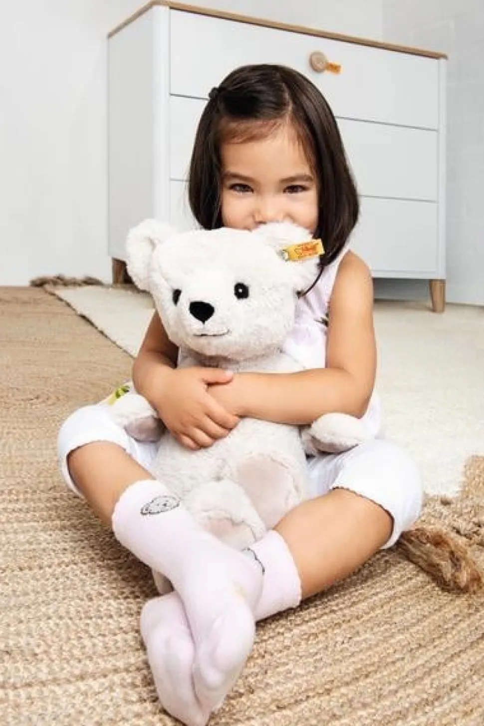 Steiff Knuffel Heavenly Hugs Benno Teddy Bear Cream 42 cm