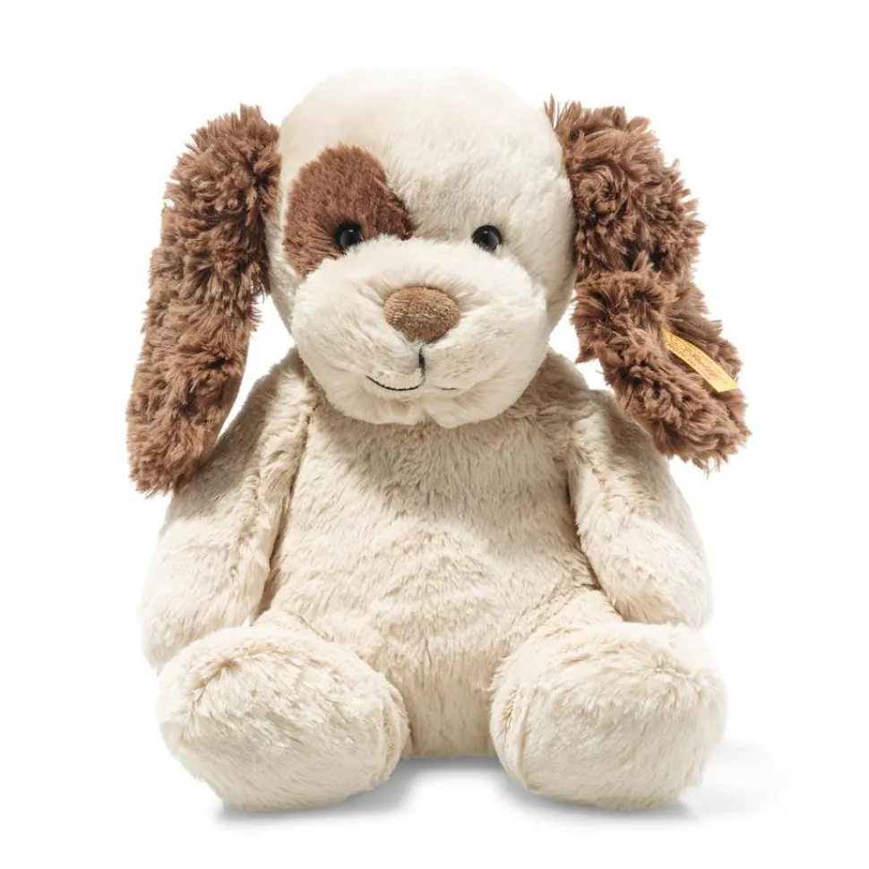 Steiff Knuffel Hond Puppy Peppi Zittend