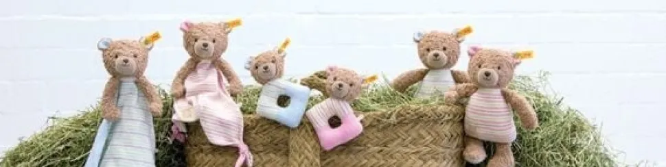 Steiff Knuffeldoek Teddybeer Rosy 28 cm