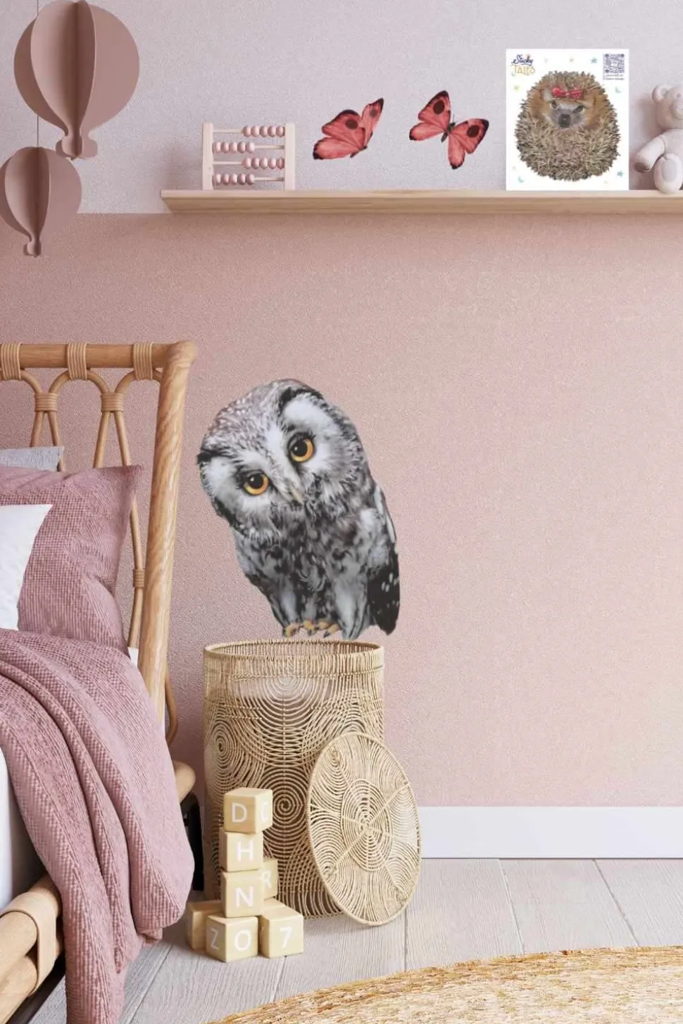 Sticky Tales Muursticker Oehoe de Uil