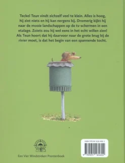 Teckel Teun zoekt het hogerop