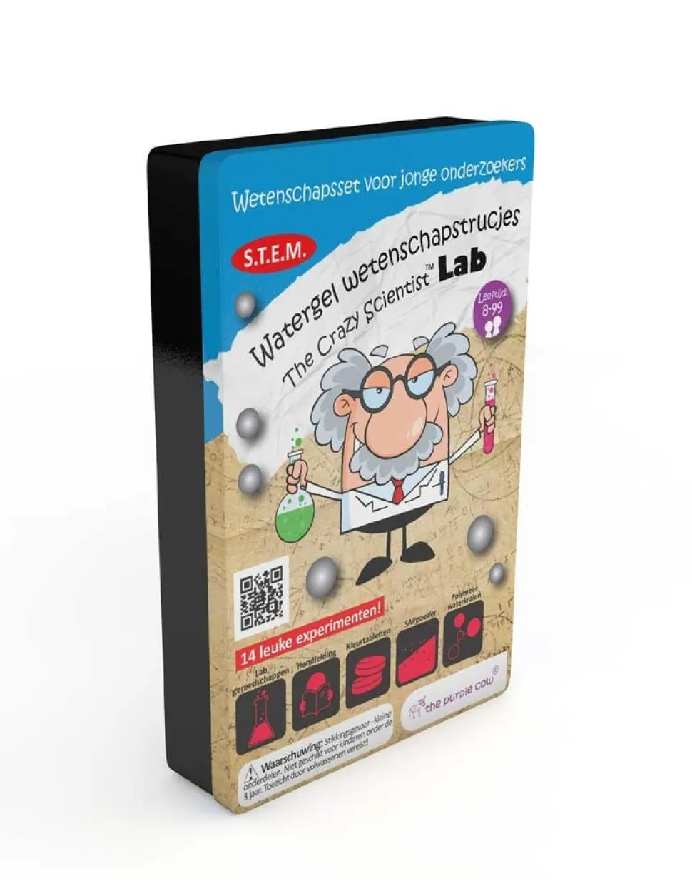 The Purple Cow Jonge Onderzoekers LAB Watergel Wetenschapstrucjes