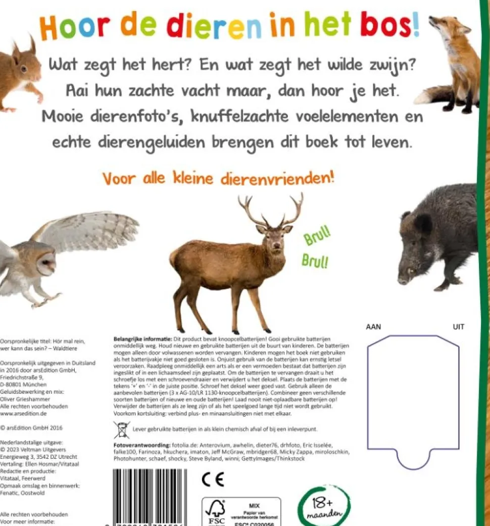 Welk dier hoor ik hier? In het bos