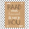 Wenskaart Raad eens hoeveel ik van je Hou