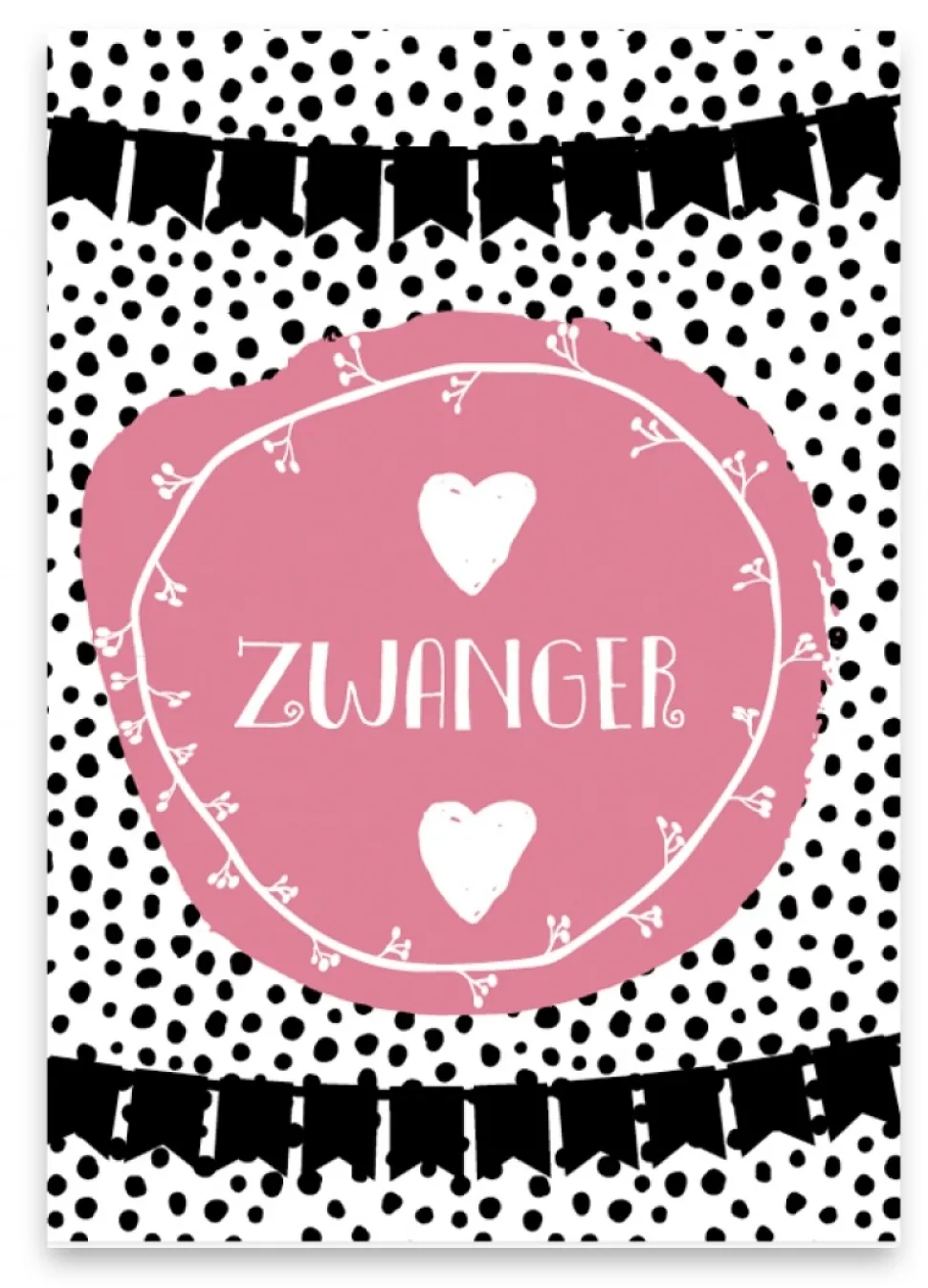Wenskaart Zwanger