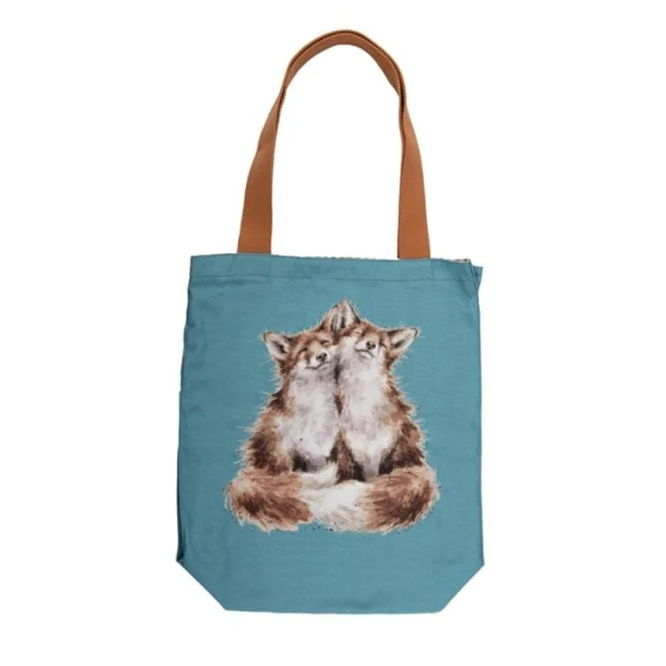 Wrendale Designs Canvas Draagtas Vossen Contentment