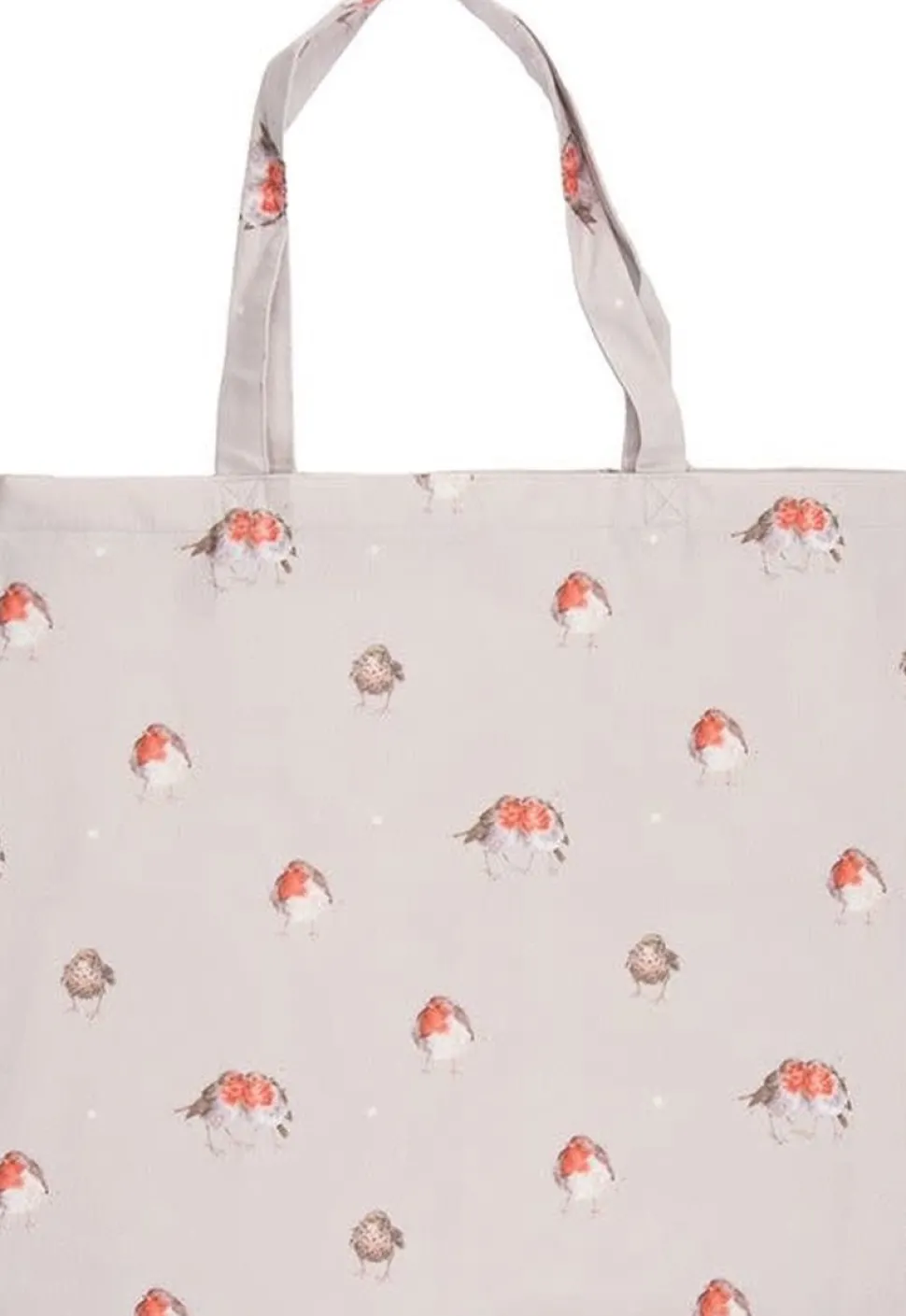 Wrendale Designs Opvouwbare Boodschappentas Roodborstje The Jolly Robin