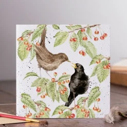Wrendale Designs Wenskaart The Cherry Tree