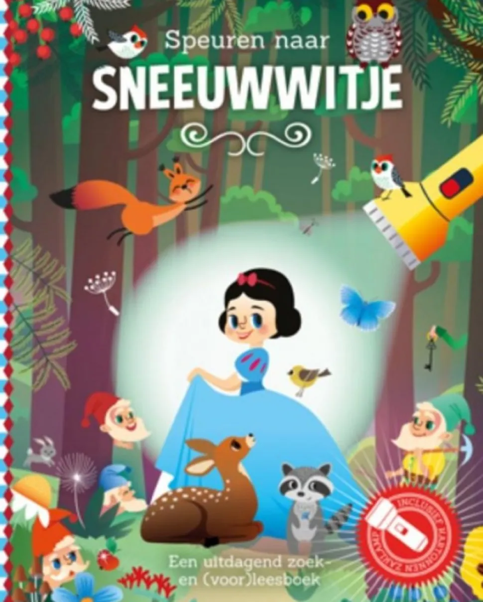 Zaklampboek Speuren naar Sneeuwwitje